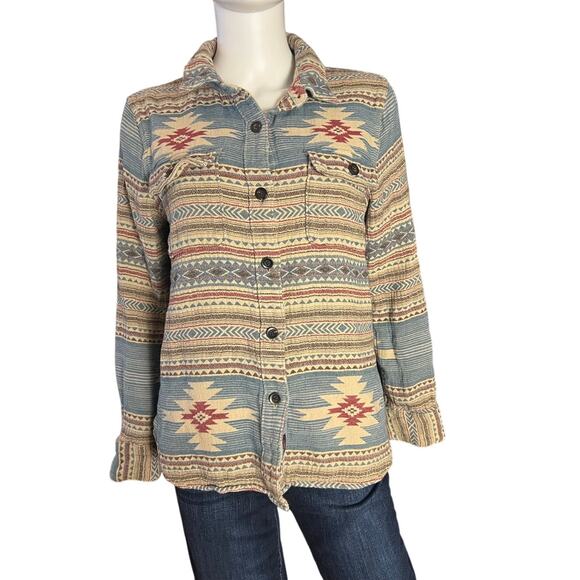 Faherty Doug Good Feather Canyon Overshirt Button-Down Size M - Picture 1 of 7